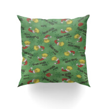 Grinch sierkussenhoes 12 x 12 inch, decoratie voor buiten, feestelijke sierkussenhoes voor woonkamer, bank, huisdecoratie