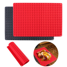 Warkul siliconen piramidevormige ovenbakmat - 2 stuks, antiaanbaklaag, herbruikbaar en olieafstotend