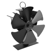 Wood Stove Fan Heat Powered 6Blade Design for Efficient Heat Distribution and Energy Saving