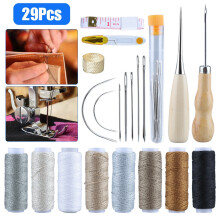 Kit de 29 aiguilles à coudre courbes pour la réparation de tissus d'ameublement, voiles, tapis, cuir et toiles