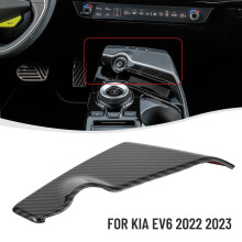 Clúdach Painéal Fráma Consól Lárnach Kia EV6 2022 2023LHD le Cuma Snáithín Carbóin