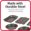 Σετ 5 αντικολλητικών σκευών ψησίματος Goodcook Mega Grip από χάλυβα με ταψί για μπισκότα, 6