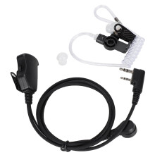 NIKOU Conducto de Aire2Pin K Head Talkie Walkie Auriculaire Conducto de Aire Ajuste de Volumen con Cable Adaptador et Auriculaire