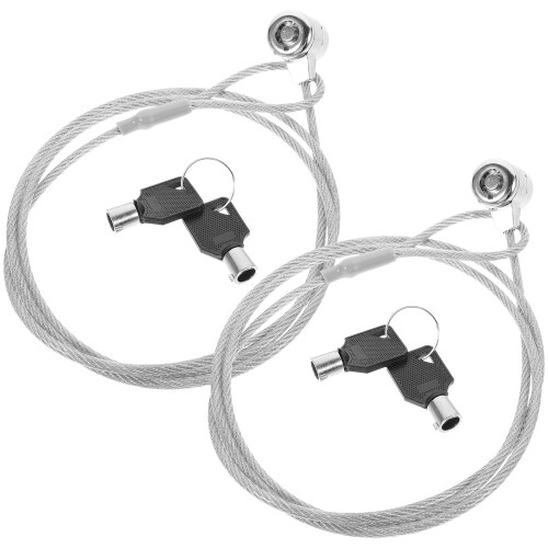 Eease Laptop Cable Locks (2 Sets) Keyed Security Hardware