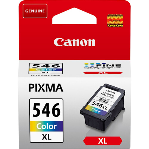 Canon CL-546XL - Μεγάλη διάρκεια ζωής - έγχρωμο (κυανό, ματζέντα, κίτρινο) - πρωτότυπο -