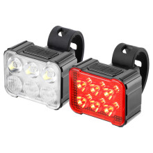 Wiederaufladbare Fahrradlampe – Superhelle Vorder- und Rücklichtkombination