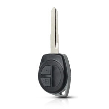 2-knops autosleutel vervangende behuizing HU133R sleutelblad voor Suzuki zwart HU133R sleutelblad
