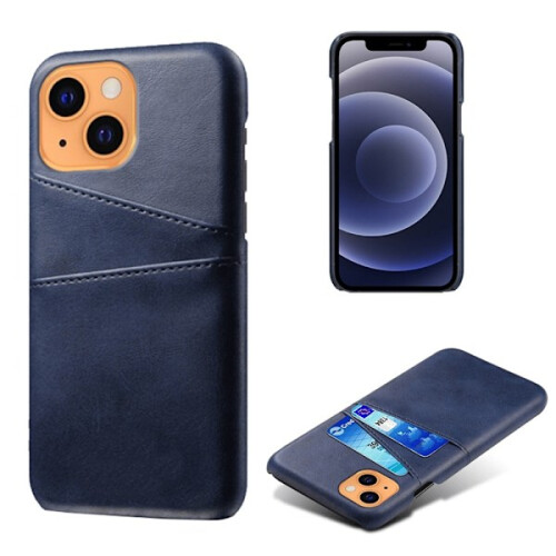 Kompatibel med iPhone13 - KSQ Cover med kortrum - Blå