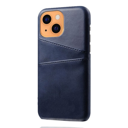 Kompatibel med iPhone13 - KSQ Cover med kortrum - Blå 1