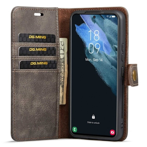 DG.MING Galaxy S23Plus2in1Magnet-cover/cover grå 1