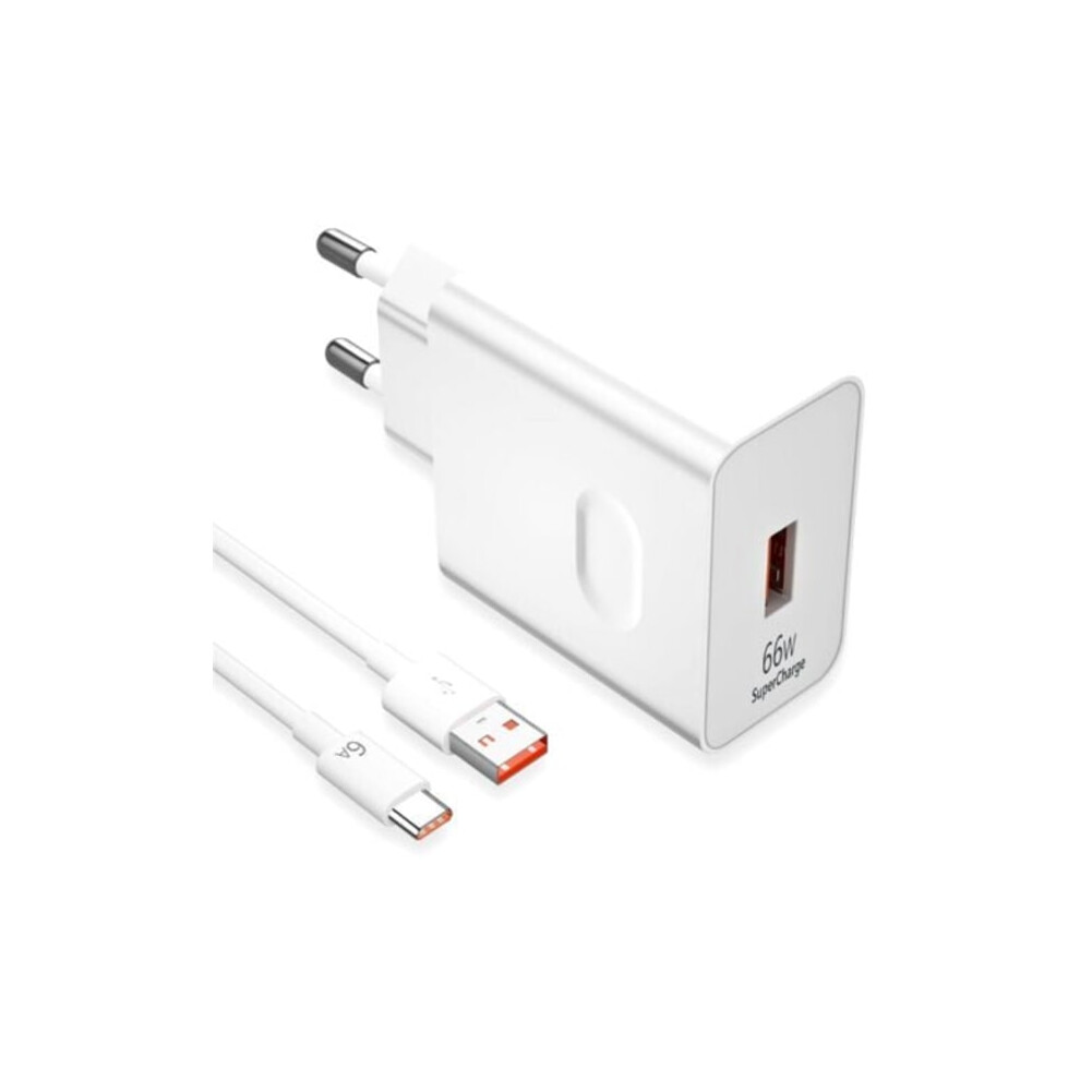 66W Supercharge Fast Charger With 6A Usb C Cable 1M For Honor 200 Lite 90 Lite Magic6 Lite, Compatible With Magic6 6Pro Magic7 Lite 9395123280066