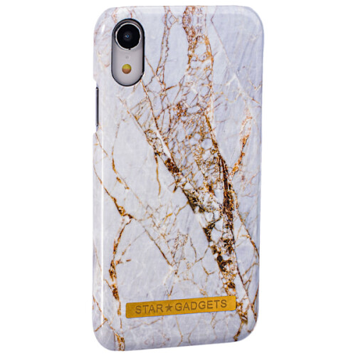 Kompatibel med iPhone Xr - Etui / Beskyttelse / Marmor Hvid 2