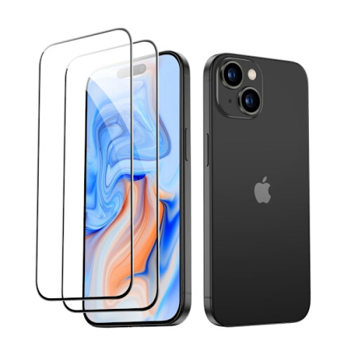 Συμβατό με ESR με προστατευτικό οθόνης iPhone15 2-PACK από σκληρυμένο γυαλί 1