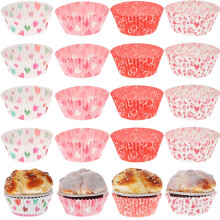 800 Pcs Love Cake Tray Packing Paper Cupcake Wrappers Cups Cupcake Liners Paper Baking Cups Cupcake Baking Wrappers