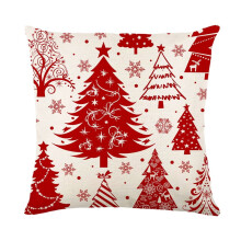 45 cm Rode Kerstkussenhoes Kussensloop 2025 Kerstdecoratie voor Thuis Kerst Nieuwjaar Kerstdecoratie
