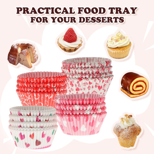 800 Stück Cupcake-Förmchen, Papierförmchen, Cupcake-Backförmchen 2