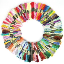 Zhuge 50 Skeins Red Embroidery Floss, Compatible with 100 Colors, Friendship Bracelet String, Cross Stitch Thread for Craft Yarn Making (Bracelet