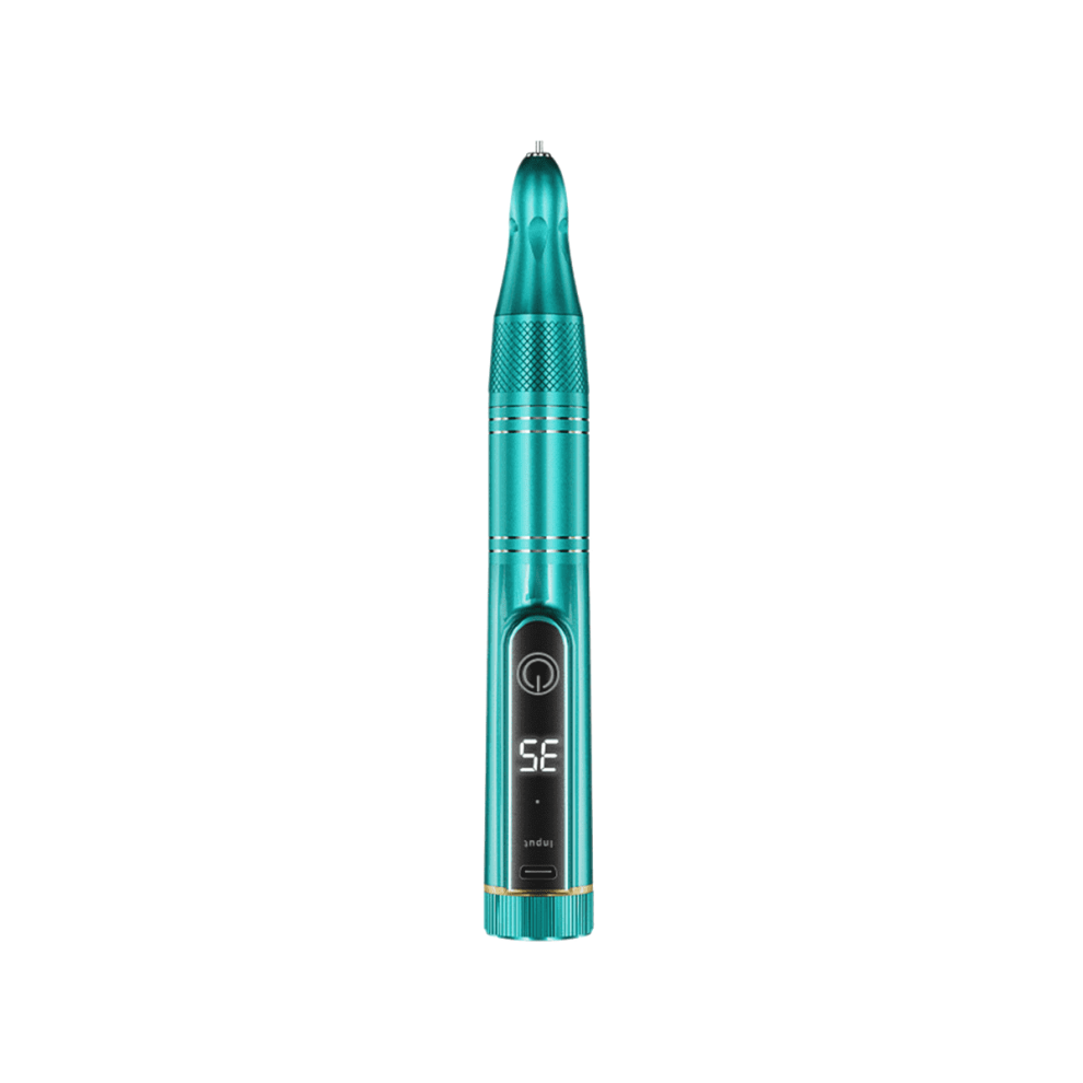 Green 35000Rpm Electric Nail Drill Rechargeable Model Nail Polisher Usb Nail Polisher Manicure Pedicure Tool