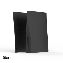 Pláta aghaidhe athsholáthair do chonsól PS5 ó Data Frog, Pláta Craicinn do Playstation 5, Gabhálas Sliogán, Pacáiste Dubh Dubh1