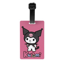 Cute Mewtwo Pokemon Luggage Tag For Suitcase Decorations Supplies Gift Women Men Boy Girl Steel Loop With Privacy Cover Id Label