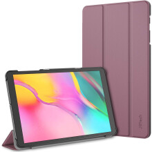 Schutzhülle kompatibel mit Samsung Galaxy Tab A10.1 2019 (SM-T510/T515), schlanke Hartschalen-Schutzhülle mit Standfunktion und automatischer