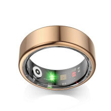 Smart Ring for Blood Pressure, Health and Activity Monitoring - Blood Sugar, Sleep, Heart Rate, 100% New (FMY) gold 11