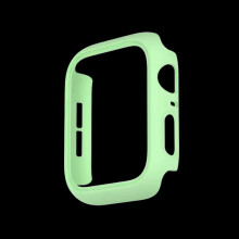 Hoesje compatibel met Apple Watch Case S10-46/42/45/41/44/40/38mm PC beschermbumper voor iWatch Series10 9 8 7SE6 5 Mintgroen