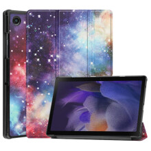 Kompatibel mit Samsung Galaxy Tab A8 10.5, dreifach faltbare Hülle „Sternenhimmel“