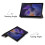 Ag luí le Samsung Galaxy Tab A8 10.5 Case Tri-fold Starry Sky 6