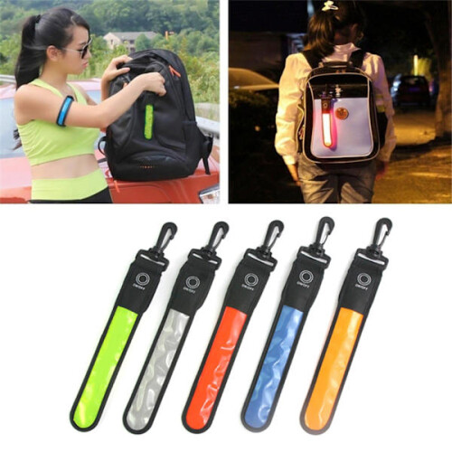 Effective Wear-resistant LED Reflective Strap Blue 1