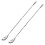 Αναδευτήρες ανάμειξης κοκτέιλ Emlimny Bar Spoon για ποτά, από ανοξείδωτο ατσάλι, λαβή 12 1