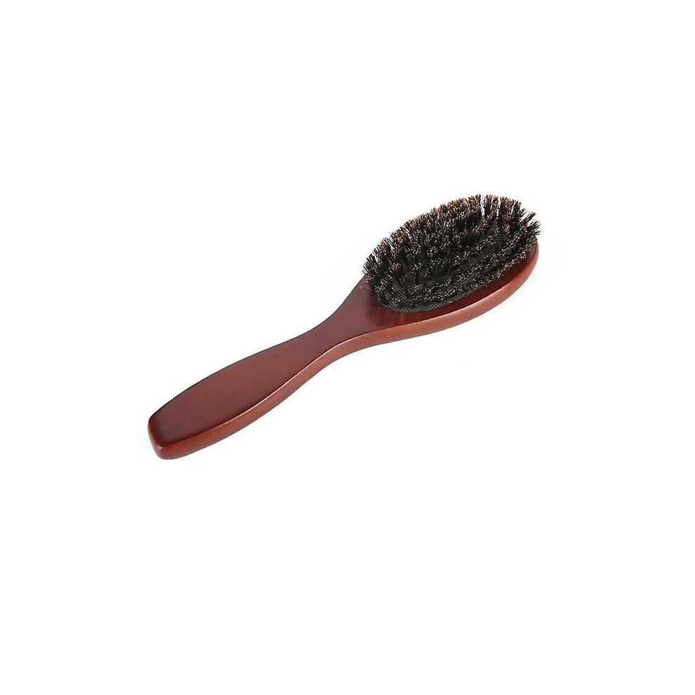 Dark/Brown Hairbrush With Boar Bristles - Wood