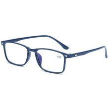 Lesebrille mit Blaulichtfilter im klassischen Design (+1,0 - +4,0) Blau +4