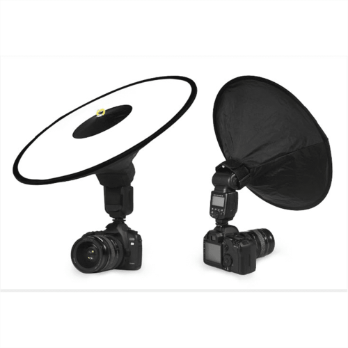 Φορητό, πτυσσόμενο, στρογγυλό φλας 44cm Softbox με διαχύτη Speedlite, ανακλαστικό λουράκι 2