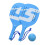 Σετ ρακέτας Pickleball για παιδιά Toudaret, αρχάριους, με ομαλή λαβή, ακριβή έλεγχο, 1