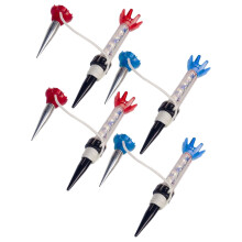 4 stuks metalen en plastic magneten golfaccessoires, tee tack fixer, balbaanbenodigdheden, accessoires voor grote clubs, kind