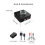 Συμβατό με Bluetooth LDAC5.0Δέκτης ήχου με μικρόφωνοRCA3.5mmAux3DΣτερεοφωνικός προσαρμογέας 3