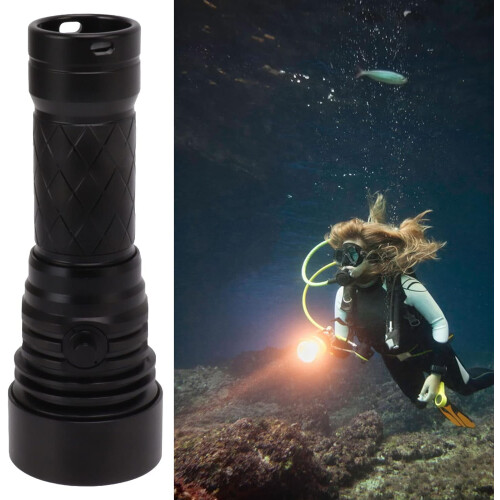 Επαναφορτιζόμενος φακός κατάδυσης 3000 Lumen, αδιάβροχος φακός για κολύμβηση με 1