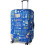Capa elástica para mala de viagem, adequada para malas de 19 a 32 polegadas, estampa grafite azul tamanho P. 1
