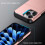 Kompatibel med iPhone16Pro Max cover hybrid kortholder grå 4
