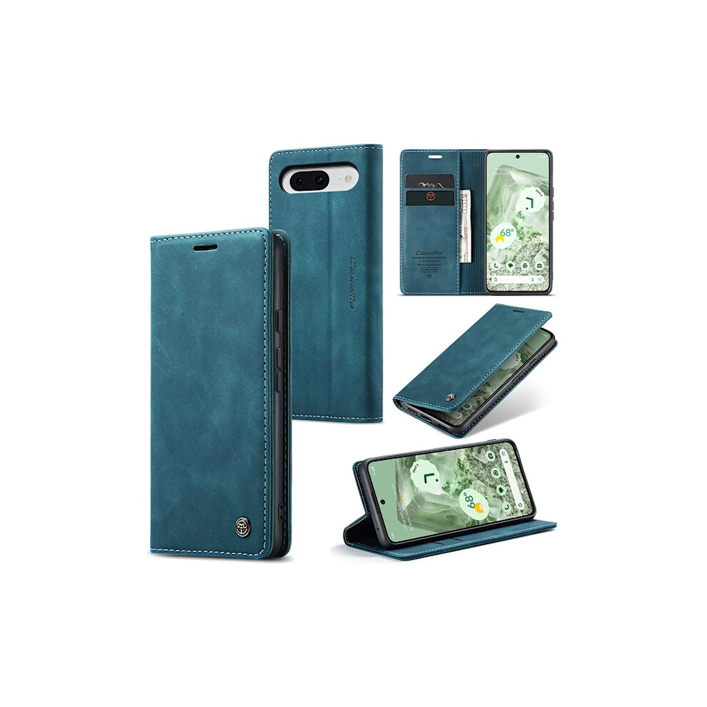 Caseme Slim Wallet Case Google Pixel 8A Blue 9395123484426