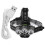 Lampada frontale Dekaim, ricarica USB T6, impermeabile, torcia per esterni 1