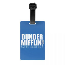 Τηλεοπτική εκπομπή The Office Dunder Mifflins Paper Company Ετικέτες αποσκευών Ετικέτες