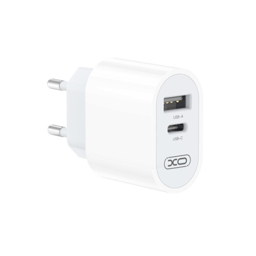 dobbeltportsoplader1x USBA1x USB-C