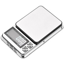 Elektroninen vaaka USB-latauksella varustettu erittäin tarkka elektroninen vaaka koruvaa'alla (1000/0,01 g)