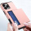 Kompatibel med iPhone16Pro Max cover hybrid kortholder grå 6