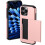 Kompatibel med iPhone16Pro Max cover hybrid kortholder grå 2