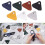 7PCS7Colors Δερμάτινα Κλιπ Οργανωτή Καλωδίου με Κουμπιά Αλουμινίου, Συμβατά με USB, 6