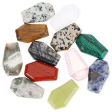 12dílná sada křišťálových kamenů Worry Stone křišťálové řemeslné materiály pro kutily