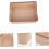 Stackable Storage Bin with Hollow Handles Desktop Organizer Basket for Office Kitchen Bathroom 5